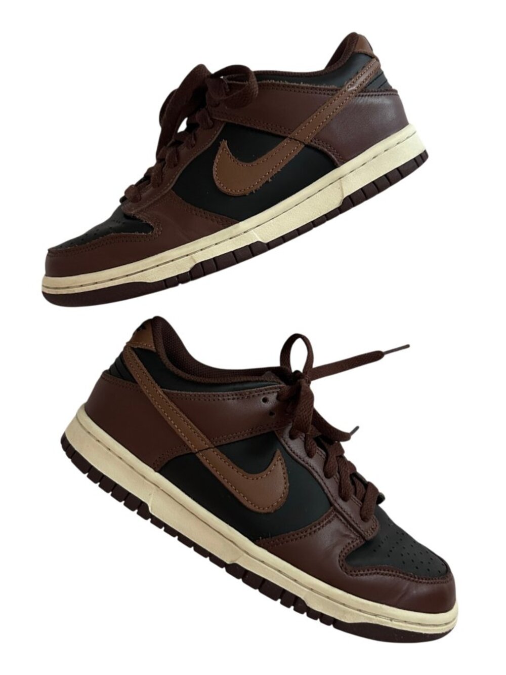 Nike Dunk Low Brown Black Big Kids Sneakers Size 5.5Y